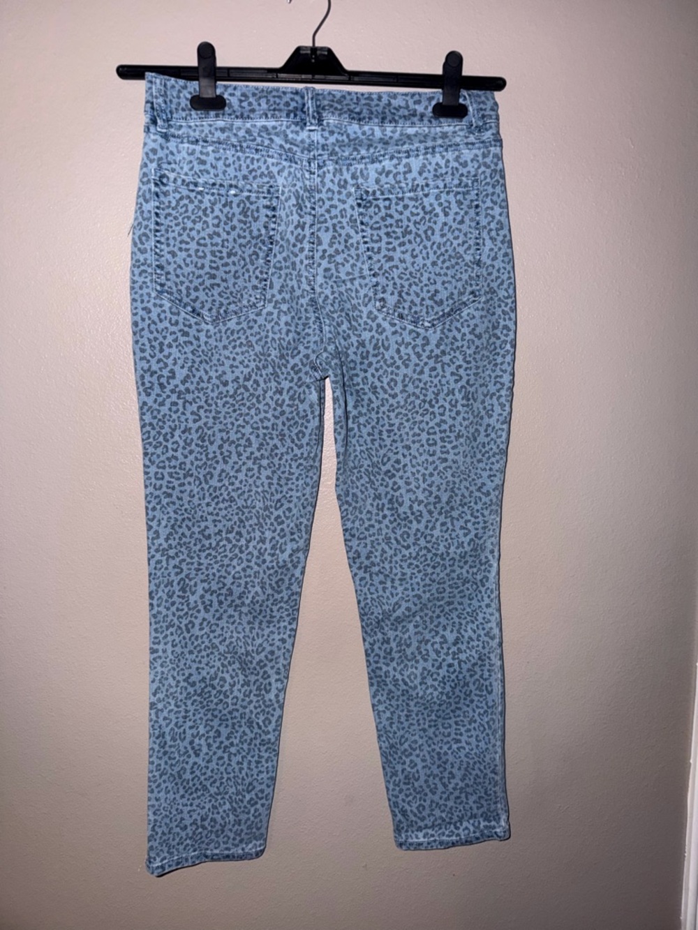 d. jeans Light Blue Leopard Skinny Jeans - Picture 4 of 5
